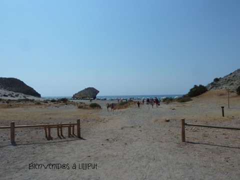 Acceso a playa del Mónsul