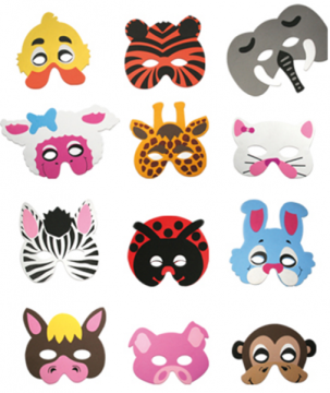 Máscaras de Carnaval en Goma eva