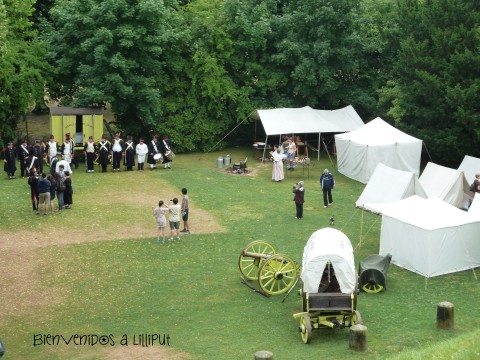 Campamento de soldados