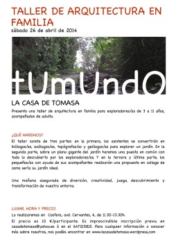 Taller explicativo en familia abril14