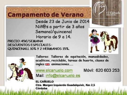 Campamento de Verano El Cañuelo
