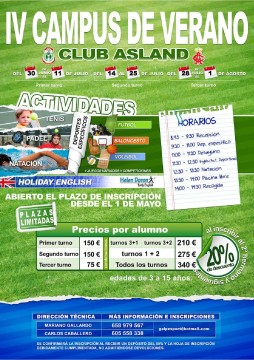 Campus de Verano Club Asland