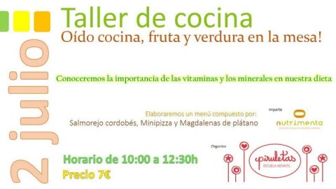 Taller de Cocina para niños