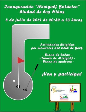Inauguración Mini Golf