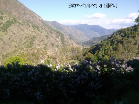 Vistas desde el pueblo de Árreu