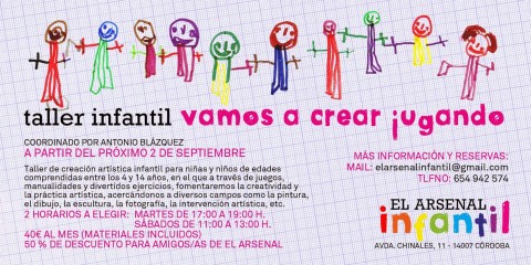 CURSO INFANTIL VAMOS A CREAR JUGANDO 150px