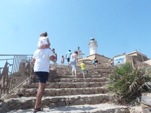 Subiendo a Faro de Cabo de Gata