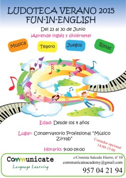 Cartel Ludoteca Verano 2015
