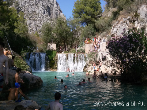Zona de baño LEs Fonts de l'algar