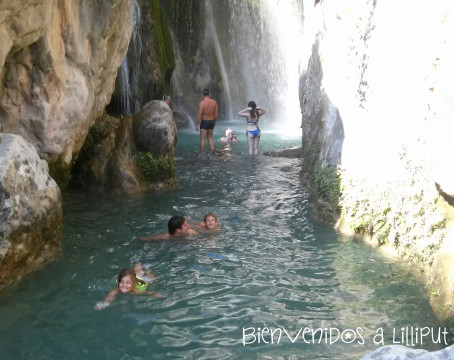 NAdando en LAs Fuentes del Algar