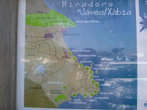 Ruta de los Miradores en Jávea