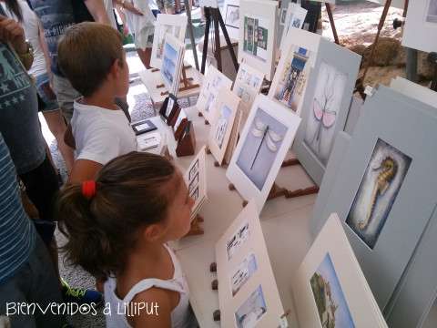 Puestos en el Hippy Market Ibiza