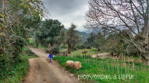 Inicio Ruta Puente de Dios. Marruecos con niños