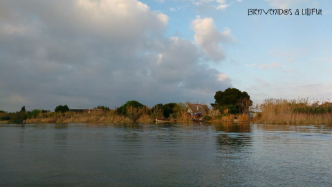 Barracas en la Albufera
