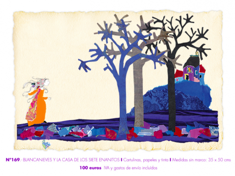 Blancanieves y la casa de los 7 enanitos. VioletaMonreal.com