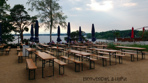 Preparados para ver la puesta de Sol en Wannsee