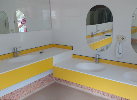 Lavabos de menor altura para los peques