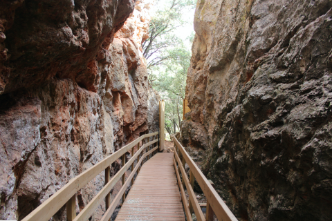 PAsarela por La Quebrada del TOro