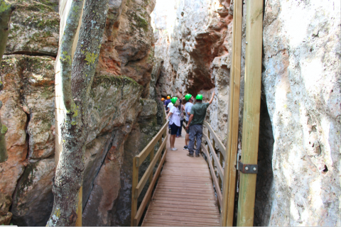 Puerta de acceso a la Quebrada