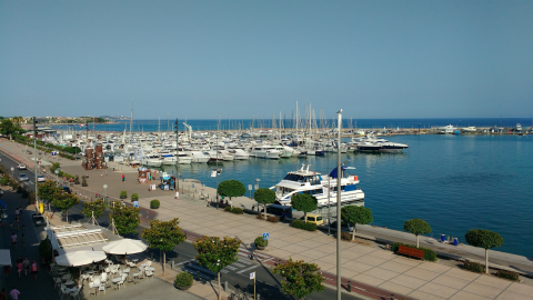 Vistas desde la Torre de los Moros en Cambrils