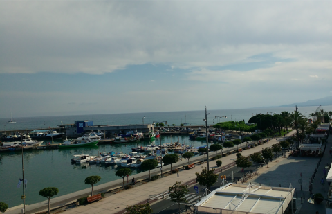 Vistas desde la Torre de los Moros de Cambrils