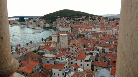 Vistas desde la Torre de la catedral - Split con niños
